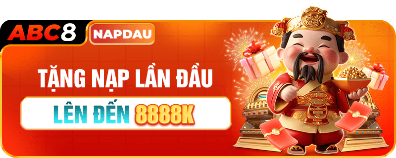 abc8 tặng nạp lần đầu lên đến 8888k